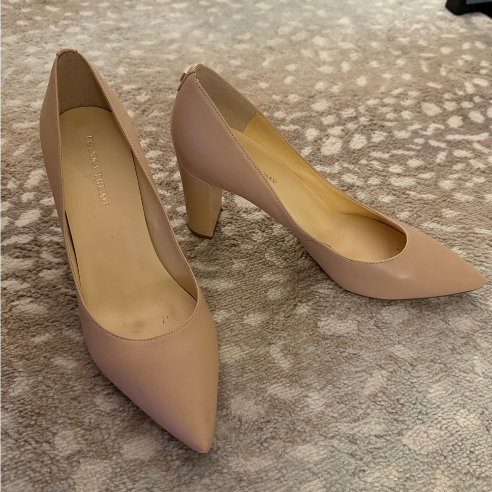Ivanka Trump Classic Beige Heels